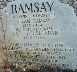 Mary Ethel <I>Adam</I> Ramsay 