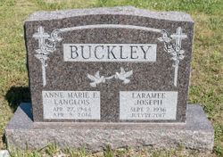 Anne Marie Elizabeth <I>Langlois</I> Buckley 