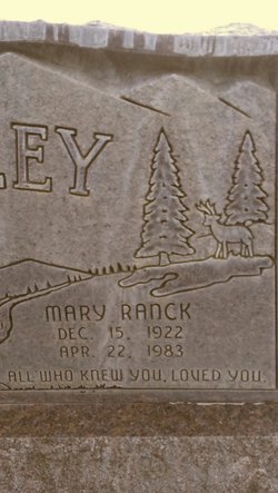 Mary Elizabeth <I>Ranck</I> Cooley 