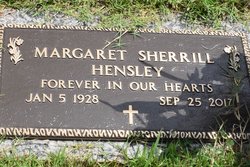 Margaret Sue <I>Sherrill</I> Hensley 