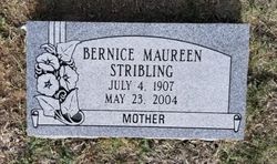 Bernice Maureen <I>Duniven</I> Stribling 