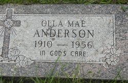 Olla Mae <I>Brown</I> Anderson 