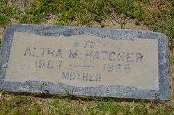 Altha Mae <I>Wright</I> Hatcher 