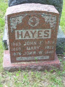Mary <I>Collins</I> Hayes 