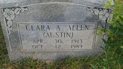 Clara Agnes <I>Missey</I> Allen 