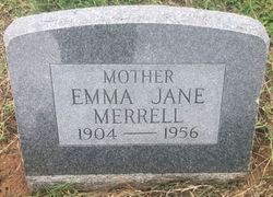 Emma Jane <I>Mathis</I> Merrell 