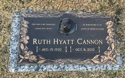 Ruth Virginia <I>Hyatt</I> Cannon 