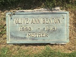 Olivia Anna <I>Martin</I> Benton 