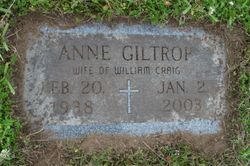 Anne <I>Giltrop</I> Craig 