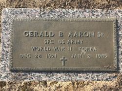 Gerald Bernard Aaron Sr.