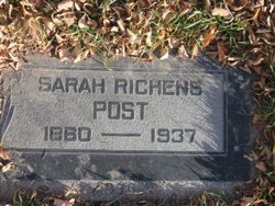 Sarah <I>Richens</I> Post 