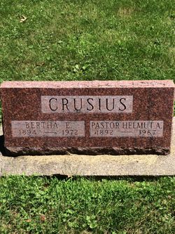 Bertha C. <I>Evers</I> Crusius 