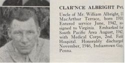 Clarence W Albright 