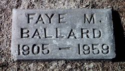Faye Myrtle <I>Carter</I> Ballard 