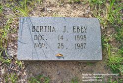 Bertha Jewel <I>Jordan</I> Ebey 