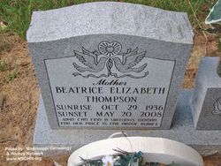 Beatrice Elizabeth <I>Dotson</I> Thompson 