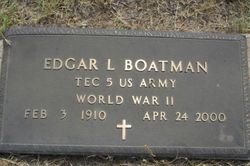 Edgar L Boatman 