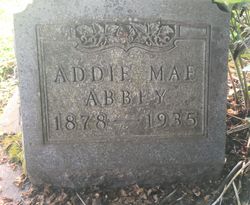 Addie Mae <I>Sanders</I> Abbey 
