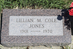 Lillian Margaret <I>Cole</I> Jones 