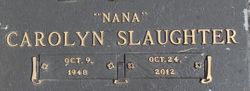 Carolyn “Nana” <I>Slaughter</I> Cahn 