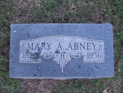 Mary A. <I>Hanson</I> Abney 