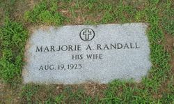 Marjorie Anna “Marge” <I>Gallup</I> Randall 