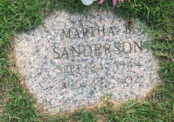 Martha Bell <I>Hill</I> Sanderson 
