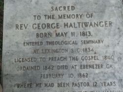 Rev George Haltiwanger 