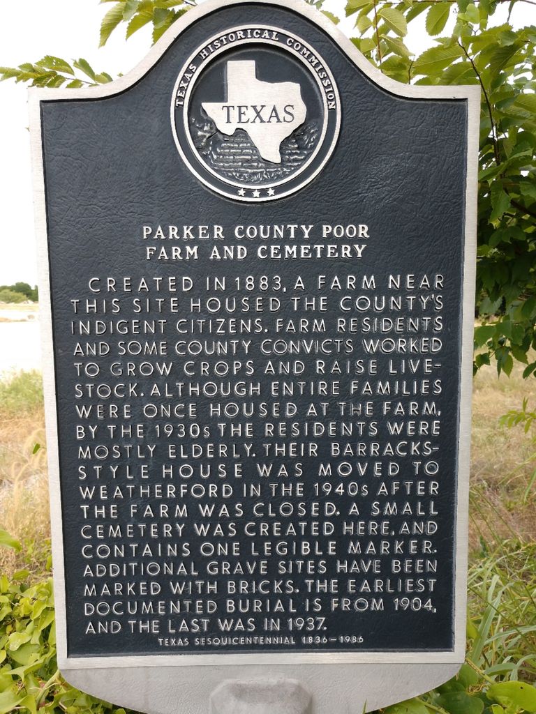 Parker County Poor Farm Cemetery
