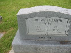 Thelma Elizabeth Fore 