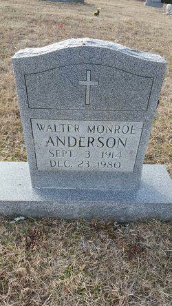 Walter Monroe Anderson 