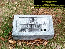 Anne Marie <I>Lobb</I> Anderson 