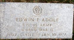 Edwin F Adolf 
