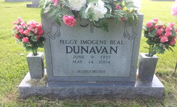 Peggy Imogene <I>Beal</I> Dunavan 
