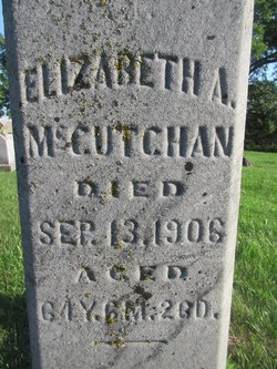 Elizabeth Ann <I>Nelson</I> McCutchan 