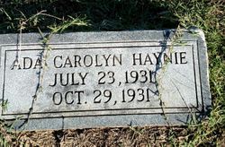 Ada Carolyn Haynie 