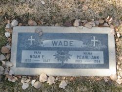 Pearl Ann <I>Poindexter</I> Wade 