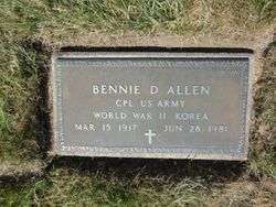 Bennie D Allen 