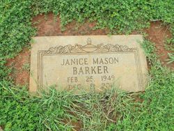 Janice <I>Mason</I> Barker 