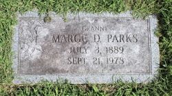 Mary Magdelan “Maggie” <I>Declue</I> Parks 
