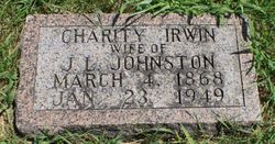 Charity “Chattie” <I>Irwin</I> Johnston 