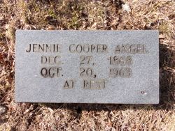 Sonora Jane “Jennie” <I>Cooper</I> Angel 