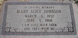 Mary Alice Johnson 