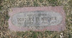 Dorothy M <I>Swingholm</I> Alt Kircher 