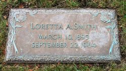 Loretta Amelia <I>Fisher</I> Smith 