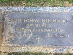 Mary Jean <I>Fomby</I> Neighbors 