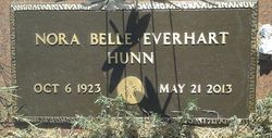 Nora Belle <I>Everhart</I> Hunn 