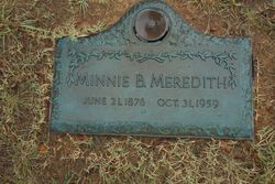 Minnie Molisa <I>Burton</I> Meredith 