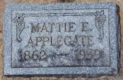 Martha Ellen “Mattie” <I>Baston</I> Applegate 