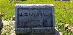 Alice <I>Mayer</I> Marsh 